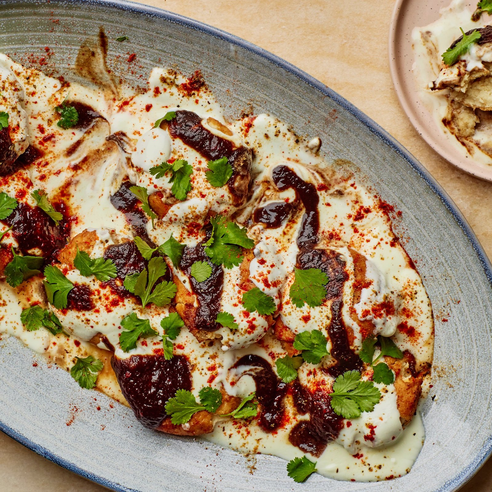 Dahi Bhalla With Tamarind Chutney