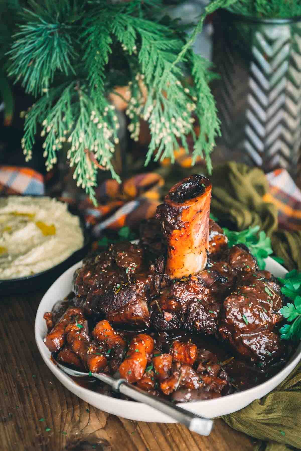 Red Wine Braised Beef Shank