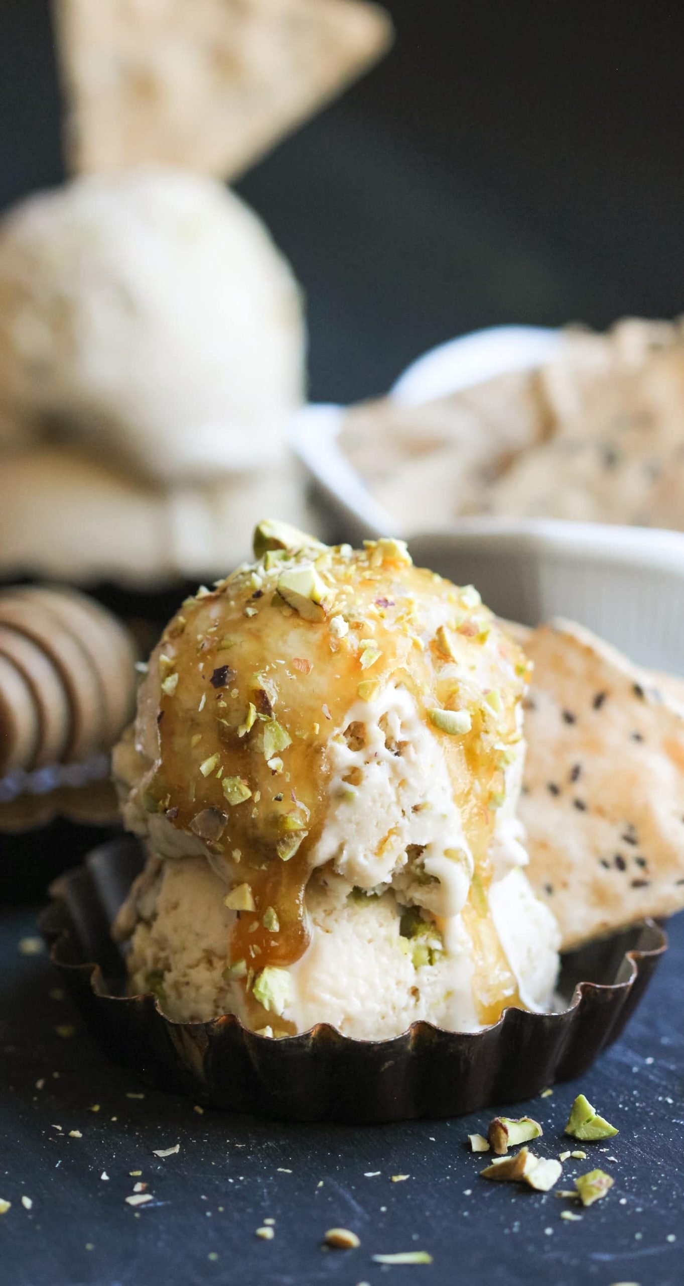 Healthy Baklava Ice Cream