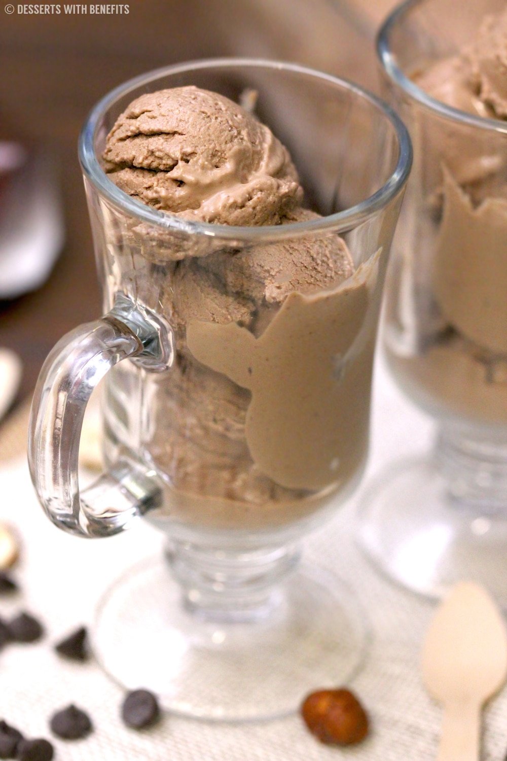 Healthy Hazelnut Mocha Ice Cream