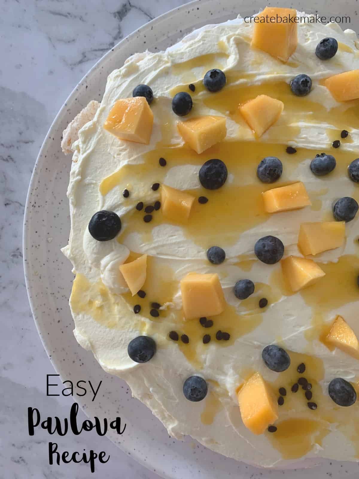 Easy Pavlova Recipe